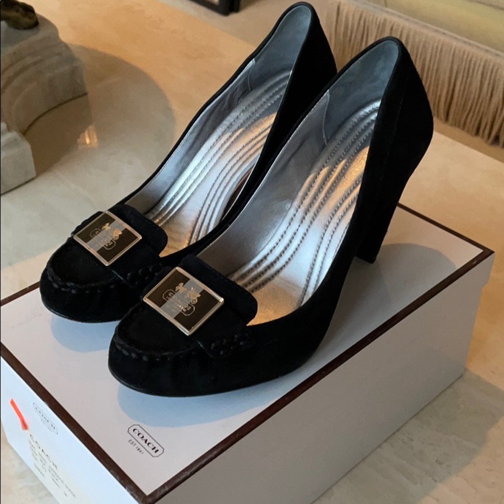 Coach Kandace Suede Heels